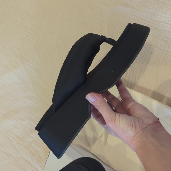 Ganni platform sandals sz 37 - Picture 2 of 5